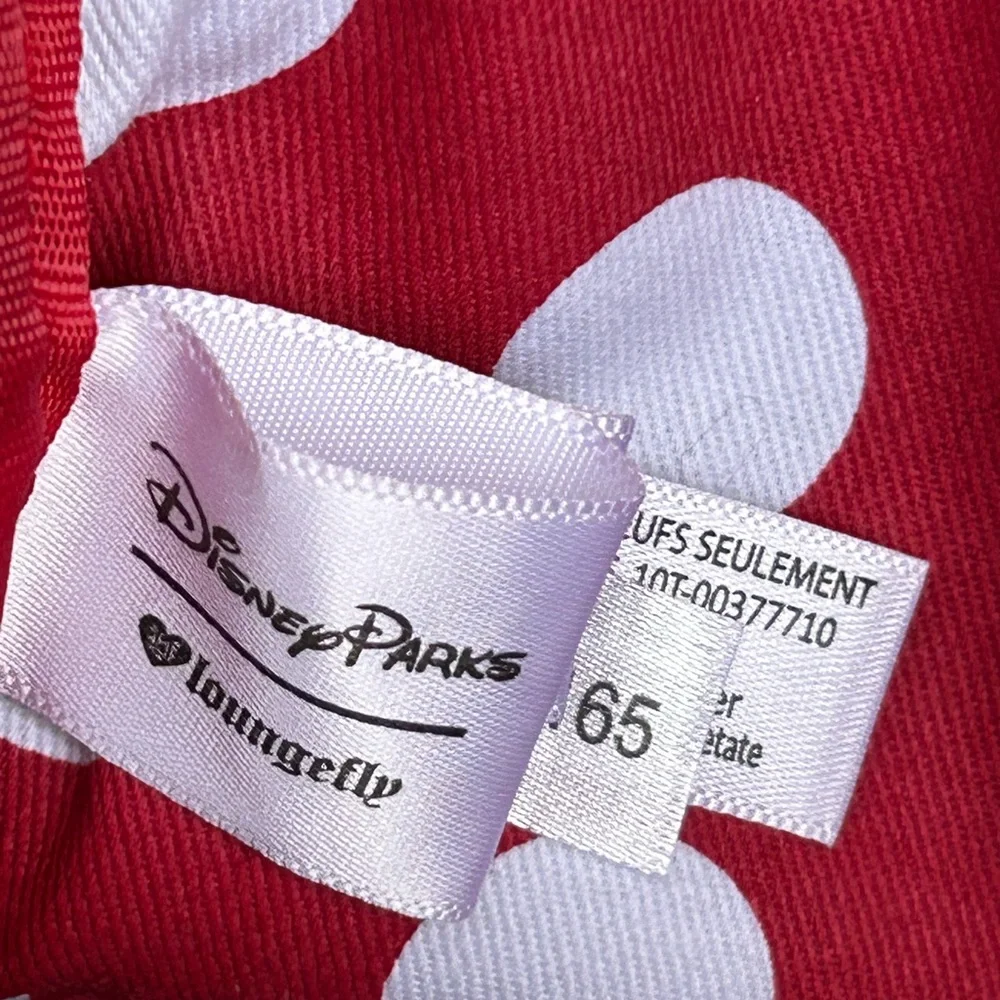 Disney Parks Loungefly Minnie Mouse Sequined Black White Polka Dot Mini Backpack - Picture 5 of 12